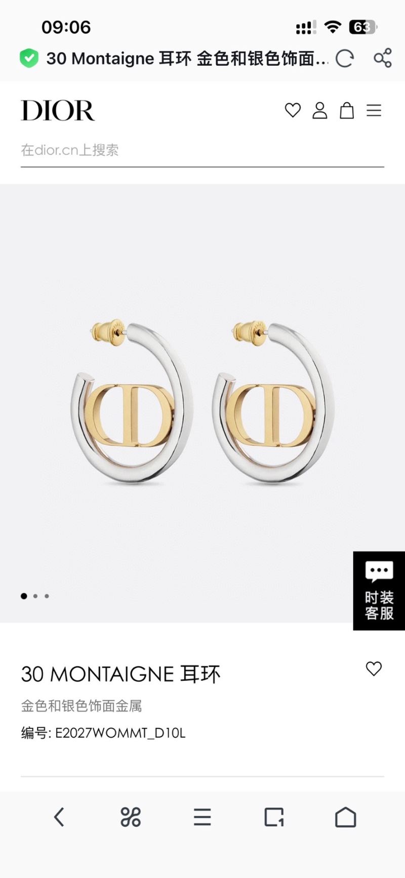 Christian Dior Earrings